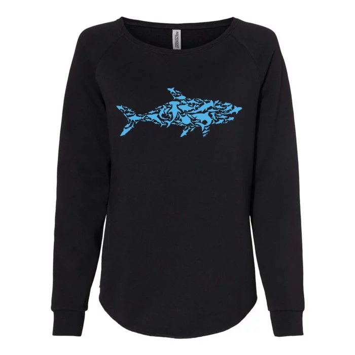 Shark Animal Marine Biology Science Scientist Shark Lover Womens California Wash Sweatshirt