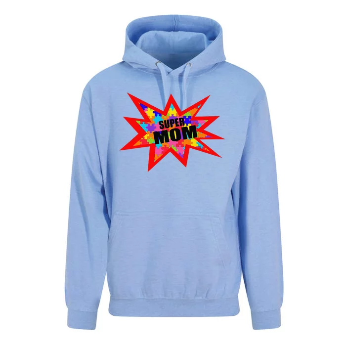 Super Autism Mom Autism Superhero Awareness Unisex Surf Hoodie