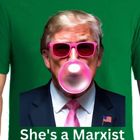 SheS A Marxist Funny Donald Trump Debate Saying 2024 Pajama Set