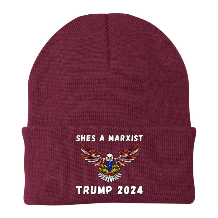 SheS A Marxist Funny Trump Quote Trump 2024 Knit Cap Winter Beanie