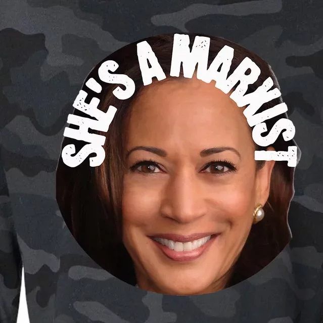 SheS A Marxist Kamala Trump 2024 Election Debate Cropped Pullover Crew