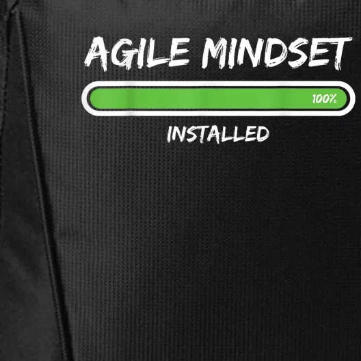 Scrum Agile Mindset Installed Project City Backpack