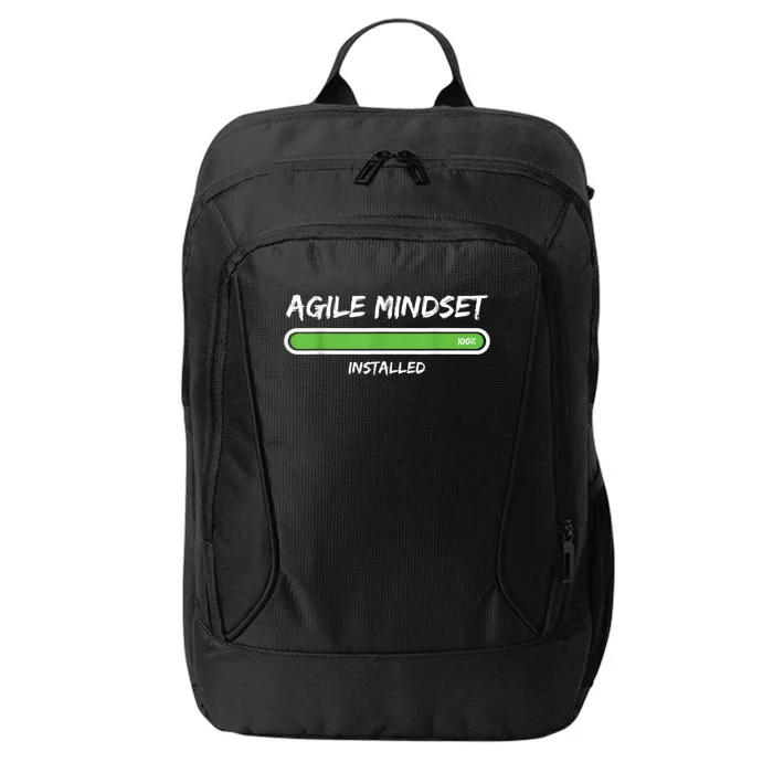 Scrum Agile Mindset Installed Project City Backpack