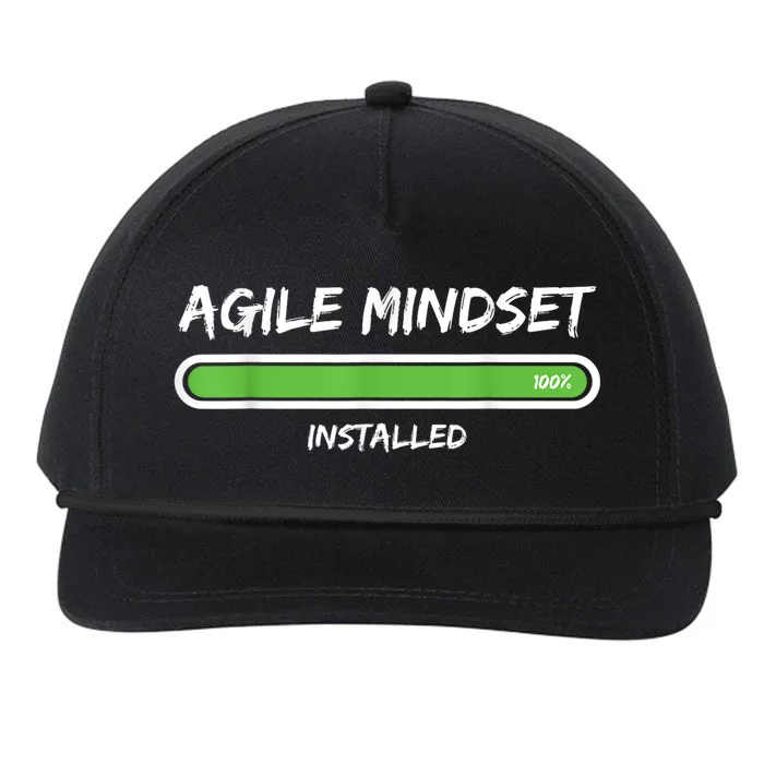 Scrum Agile Mindset Installed Project Snapback Five-Panel Rope Hat