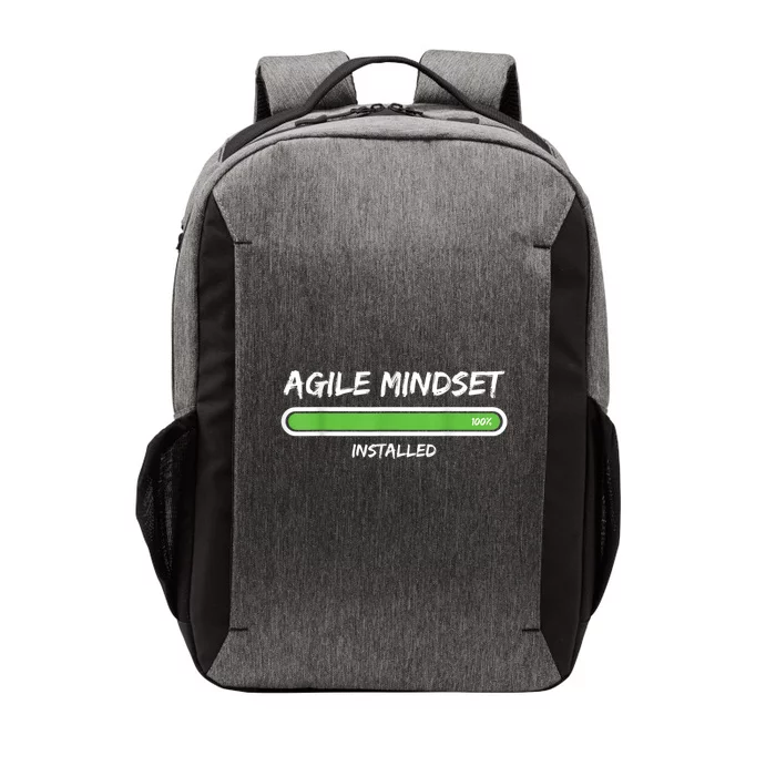 Scrum Agile Mindset Installed Project Vector Backpack