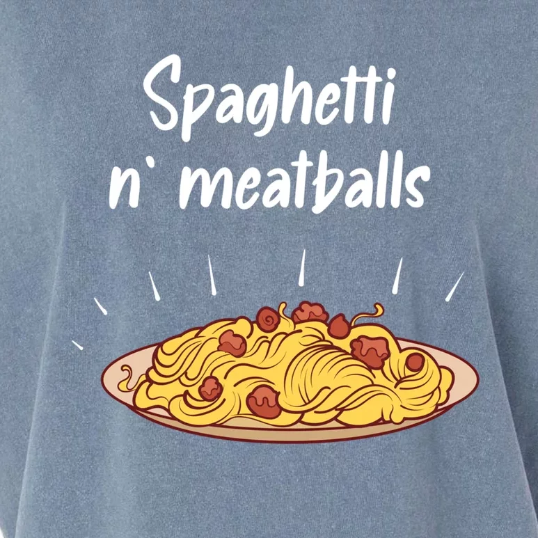 Spaghetti And Meatballs Spaghetti And Meatballs Cool Gift Garment-Dyed Women's Muscle Tee