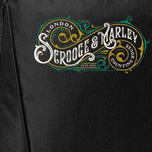 Scrooge And Marley Counting House Christmas Carol City Backpack