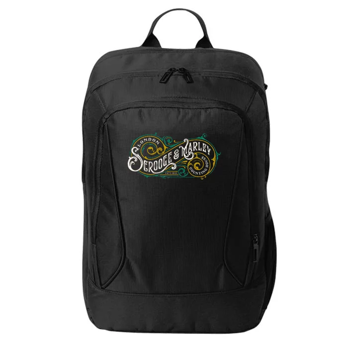 Scrooge And Marley Counting House Christmas Carol City Backpack