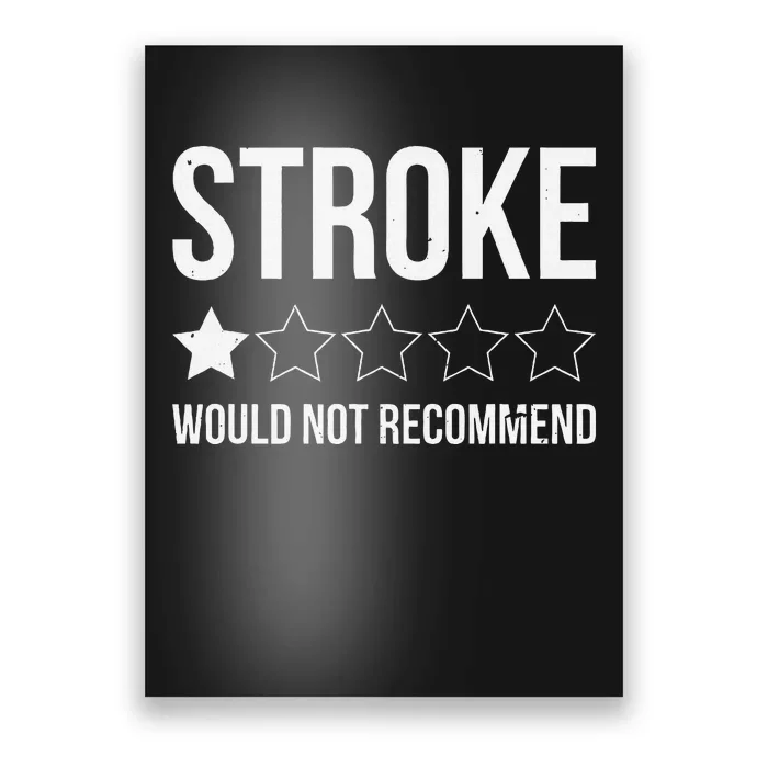 Stroke Awareness Month Funny Stroke Survivor Poster