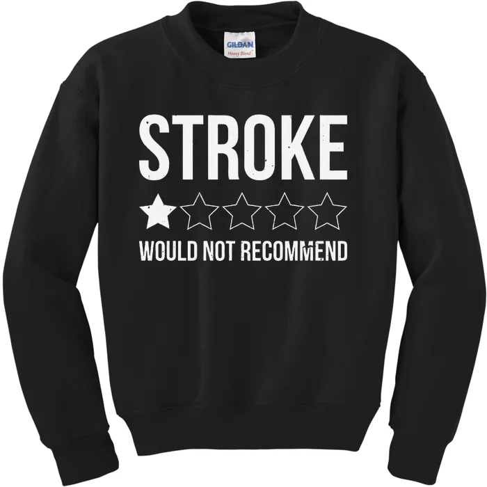 Stroke Awareness Month Funny Stroke Survivor Kids Sweatshirt