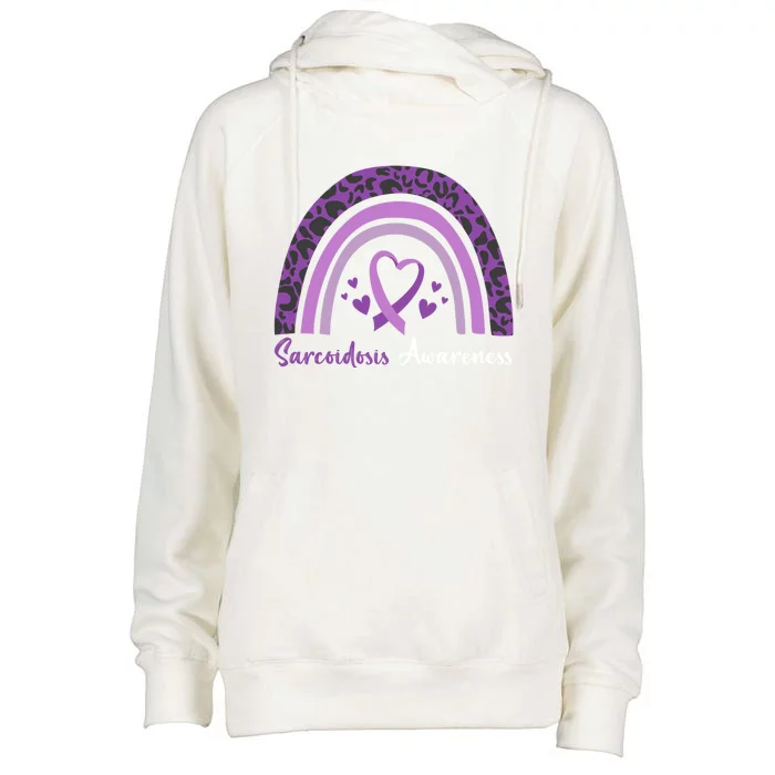 Sarcoidosis Awareness Month Great Gift Womens Funnel Neck Pullover Hood