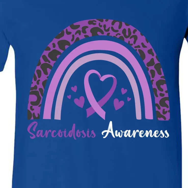 Sarcoidosis Awareness Month Great Gift V-Neck T-Shirt