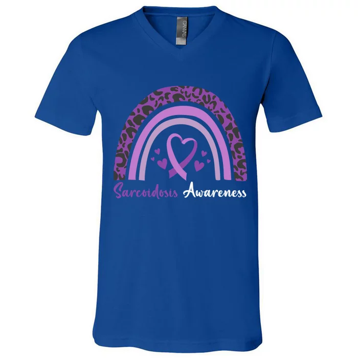 Sarcoidosis Awareness Month Great Gift V-Neck T-Shirt