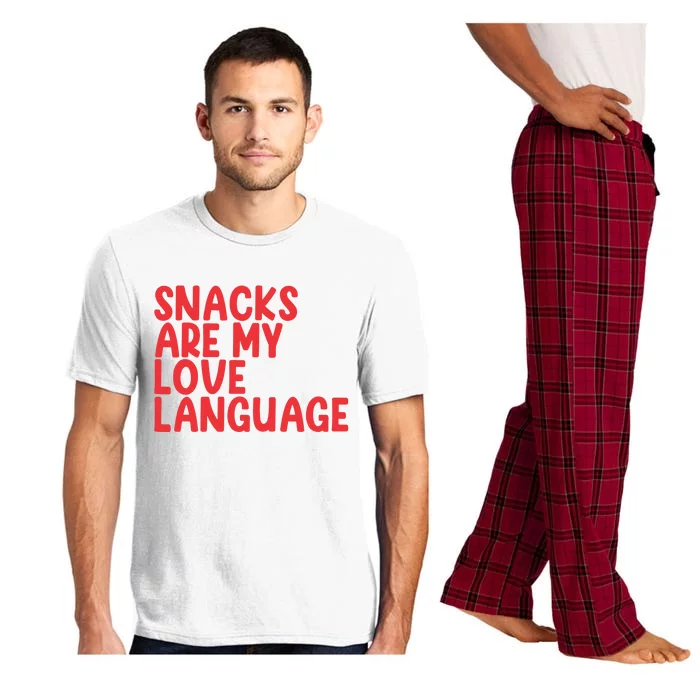 Snacks Are My Love Language Pajama Set