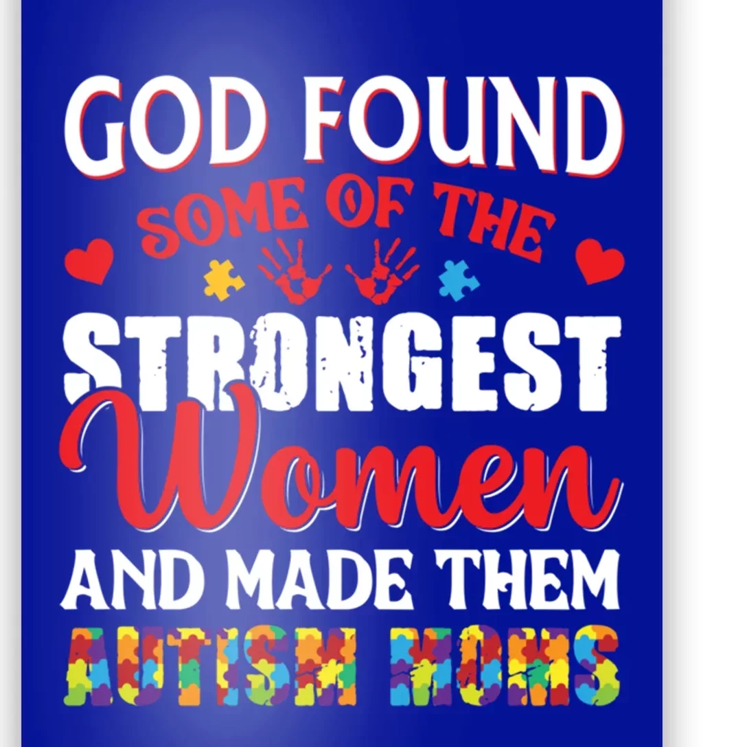 Strongest Autism Mom Awareness Autistic Gift Poster