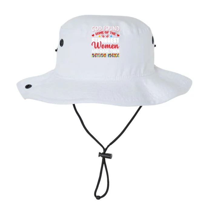 Strongest Autism Mom Awareness Autistic Gift Legacy Cool Fit Booney Bucket Hat