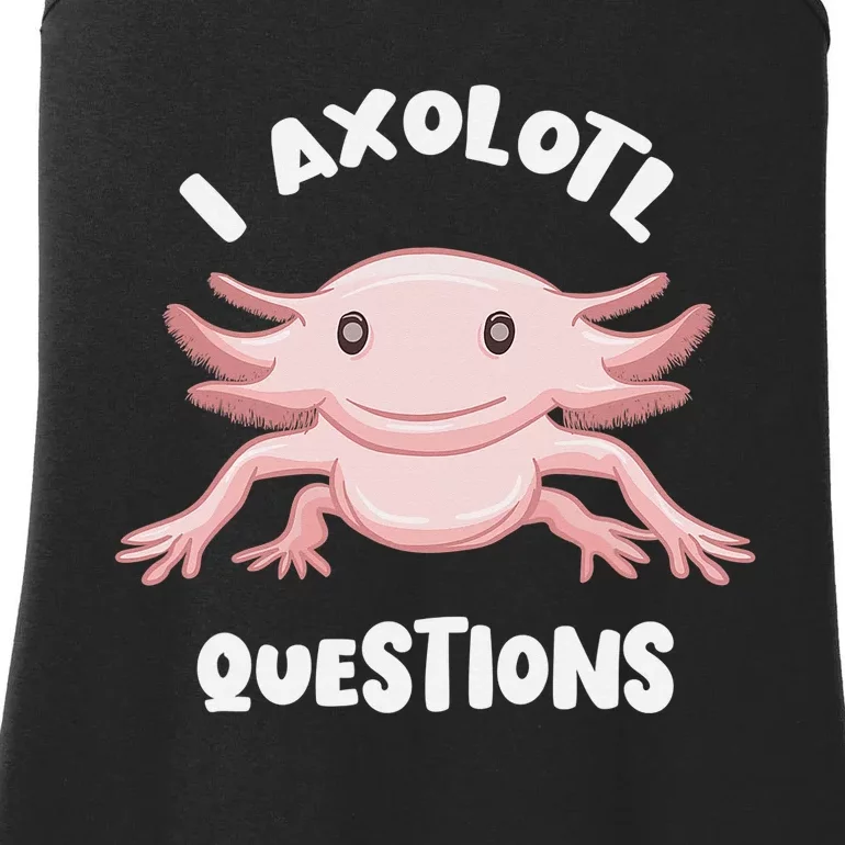 Smiling Axolotl Mexican Walking Fish I Axolotl Questions Ladies Essential Tank