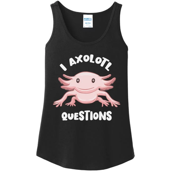 Smiling Axolotl Mexican Walking Fish I Axolotl Questions Ladies Essential Tank