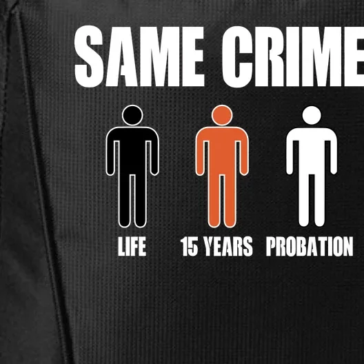 Same Crime Life 15 Years Probation Equality City Backpack