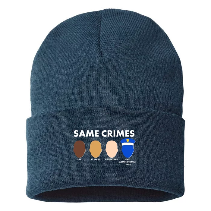 Same Crimes Black Lives Matter Sustainable Knit Beanie