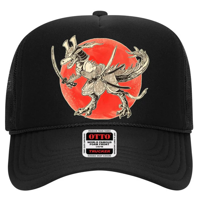 Samurai T-Rex High Crown Mesh Trucker Hat