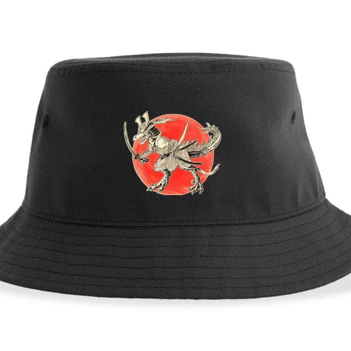 Samurai T-Rex Sustainable Bucket Hat