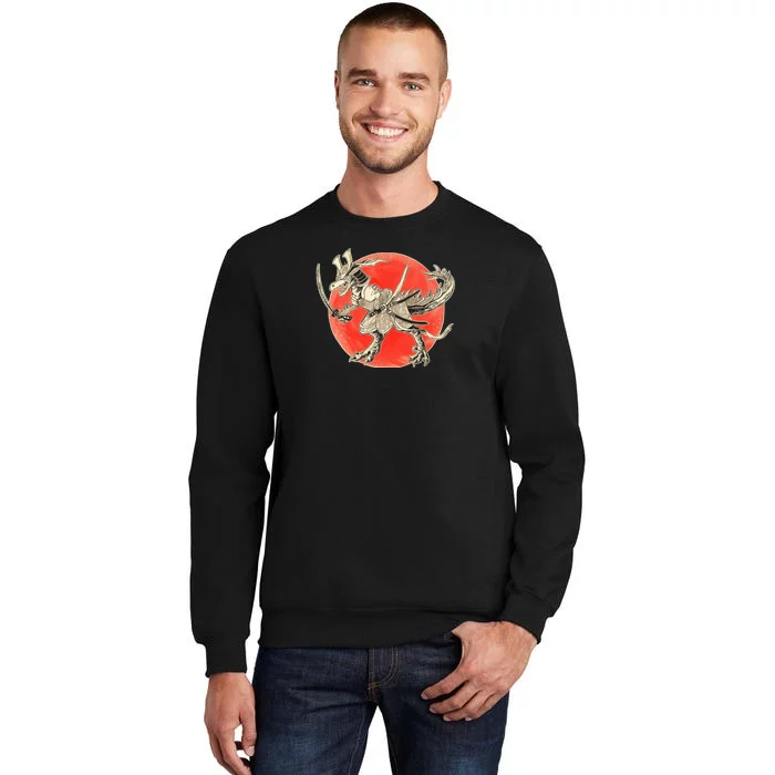 Samurai T-Rex Tall Sweatshirt