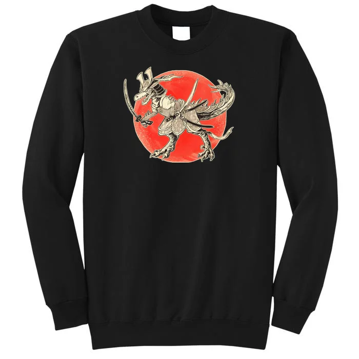 Samurai T-Rex Tall Sweatshirt