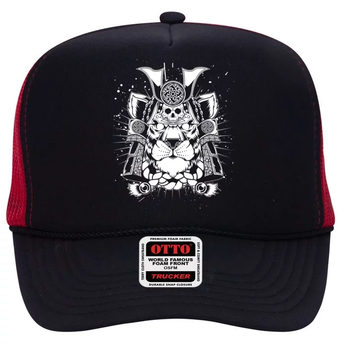 Samurai Tiger High Crown Mesh Trucker Hat