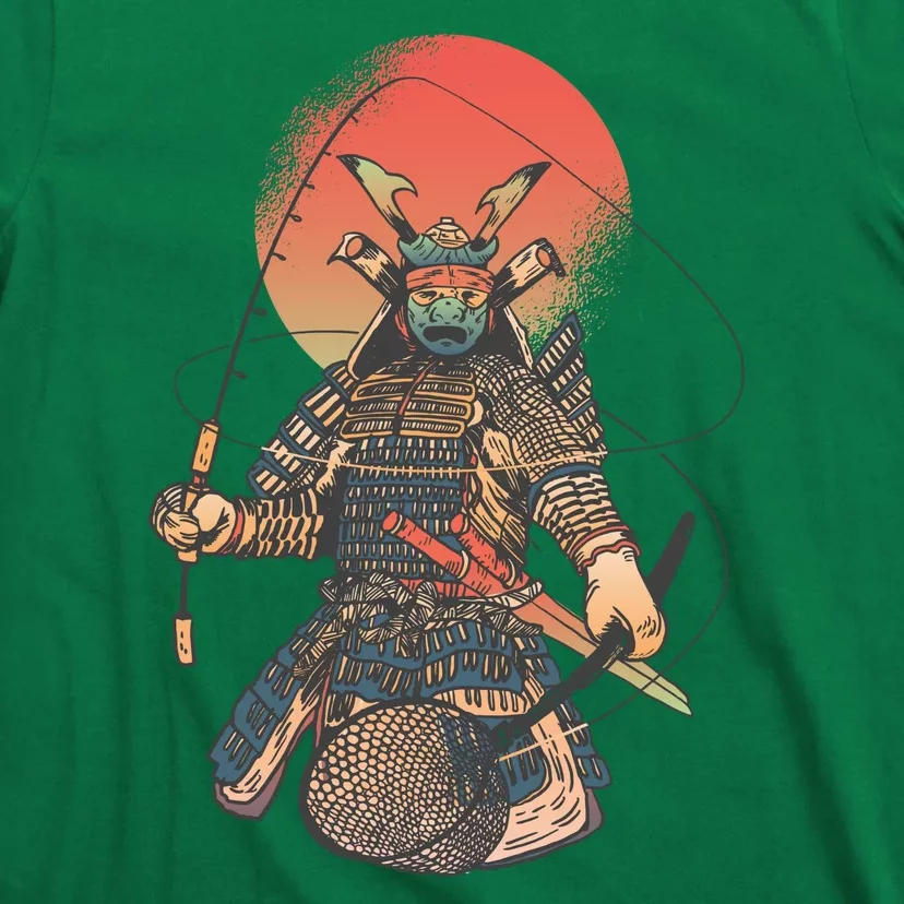 Samurai Warrior Fishing T-Shirt