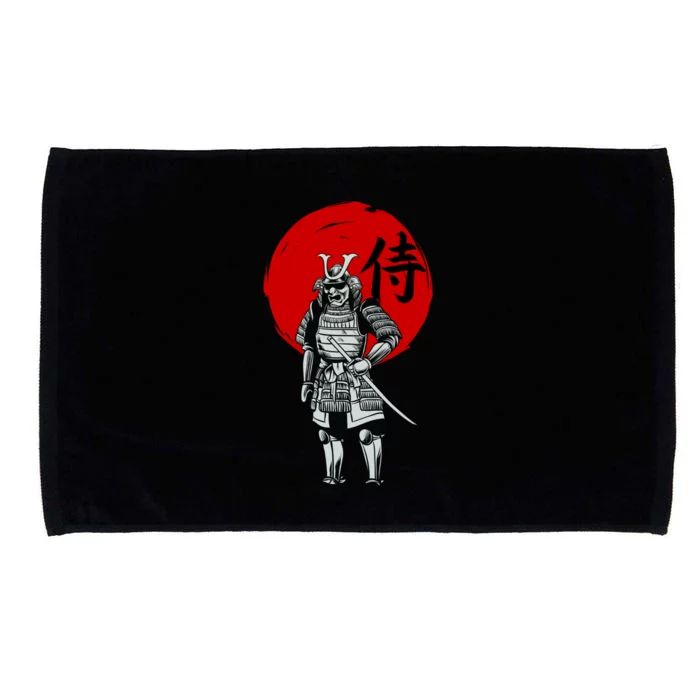 Samurai Warrior Graphic Microfiber Hand Towel