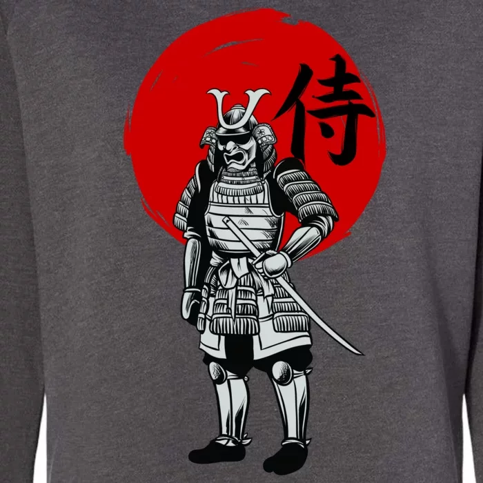 Samurai Warrior Graphic Womens California Wash Sweatshirt