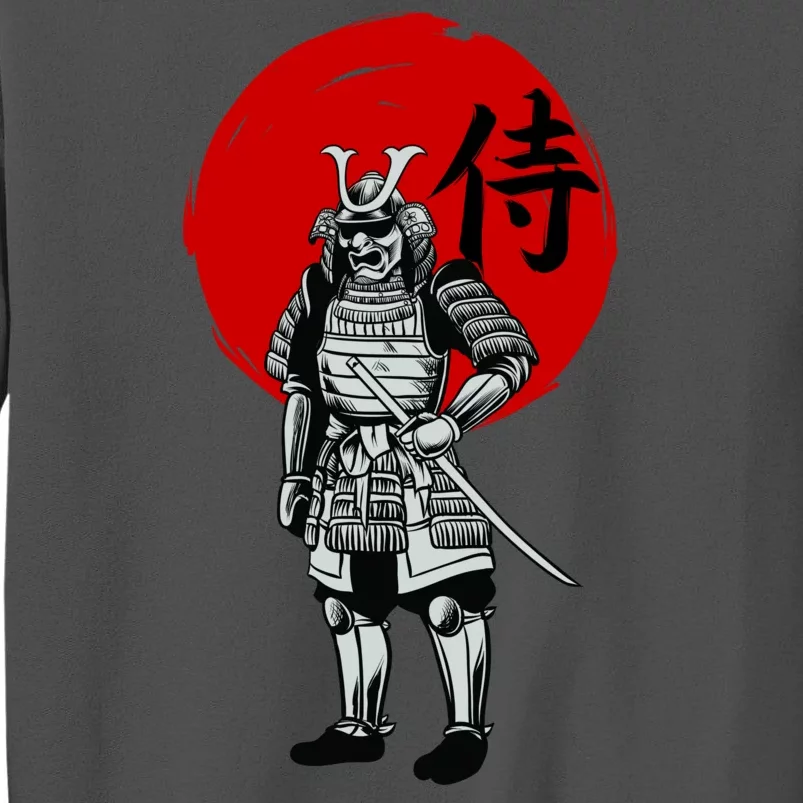 Samurai Warrior Graphic Tall Sweatshirt