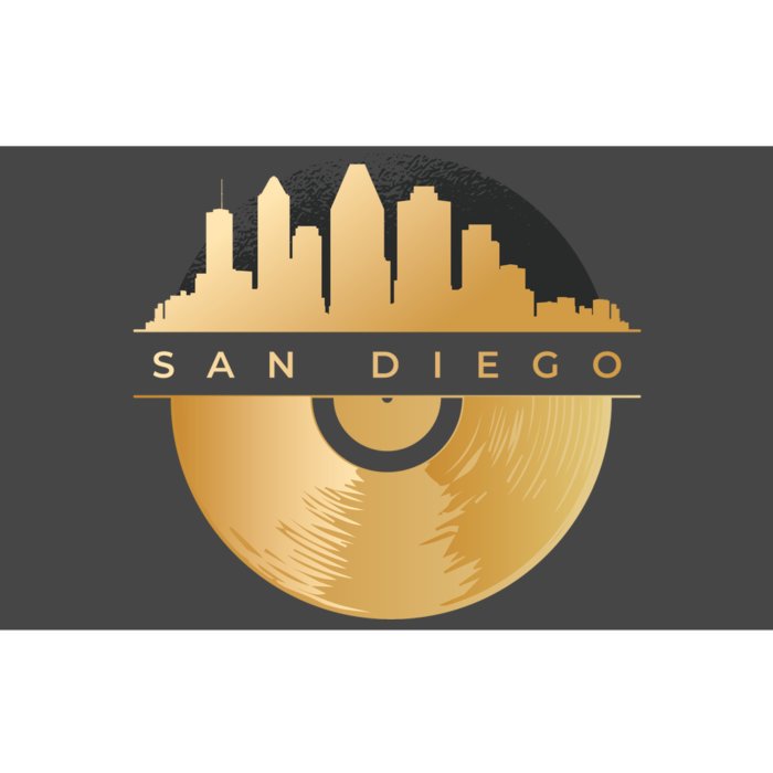 San Diego Vinyl Skyline Bumper Sticker