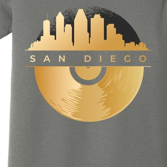 San Diego Vinyl Skyline Baby Bodysuit