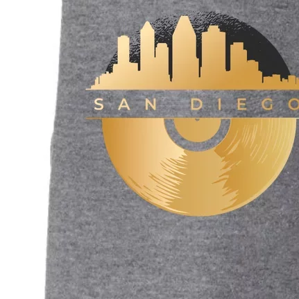 San Diego Vinyl Skyline Doggie 3-End Fleece Hoodie