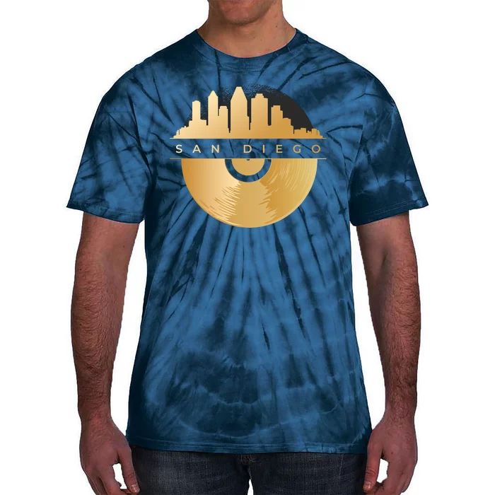 San Diego Vinyl Skyline Tie-Dye T-Shirt