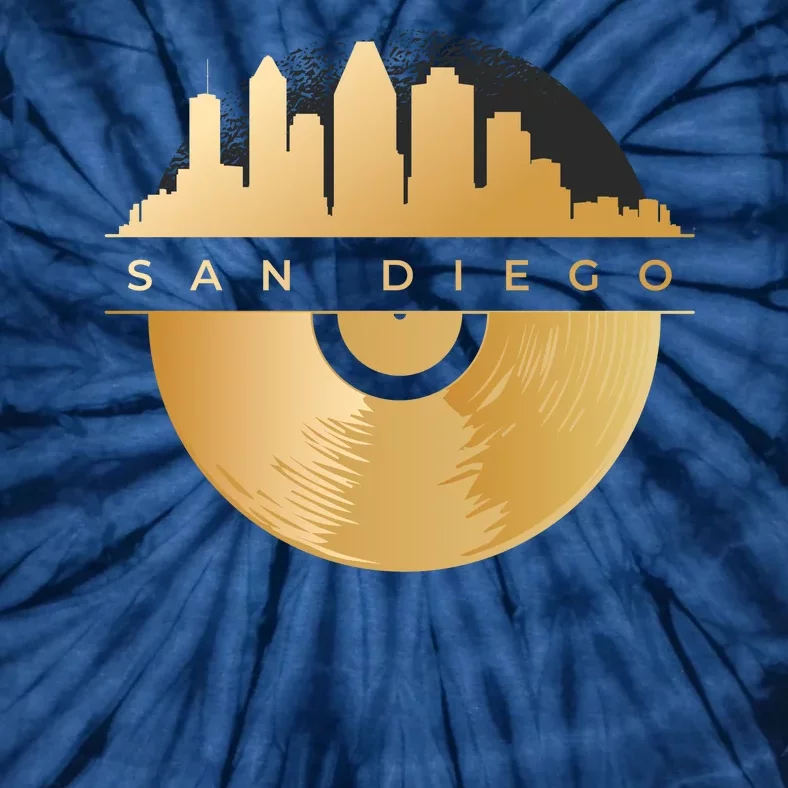 San Diego Vinyl Skyline Tie-Dye T-Shirt