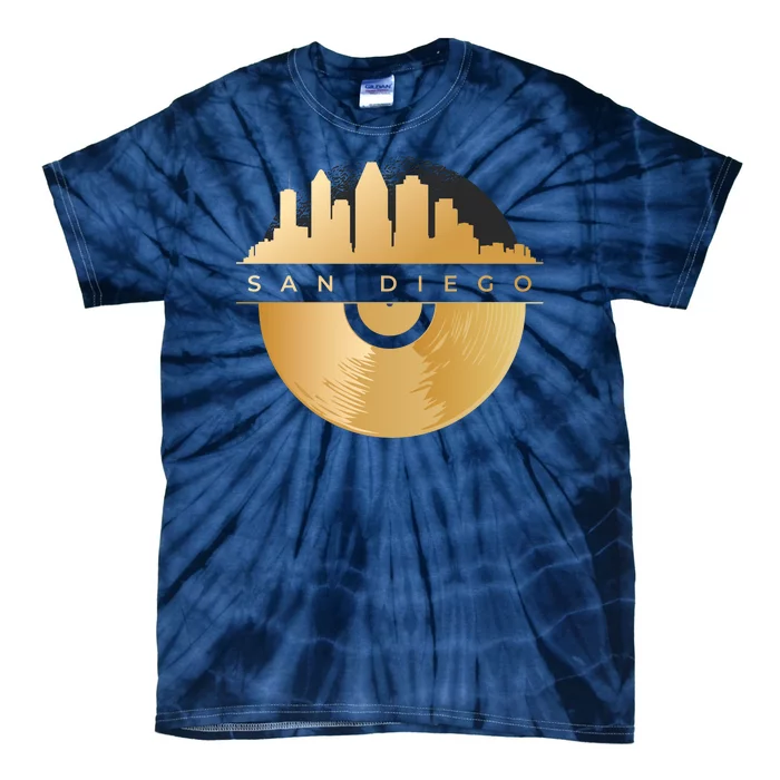 San Diego Vinyl Skyline Tie-Dye T-Shirt