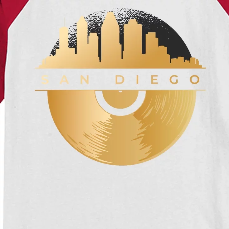 San Diego Vinyl Skyline Kids Colorblock Raglan Jersey