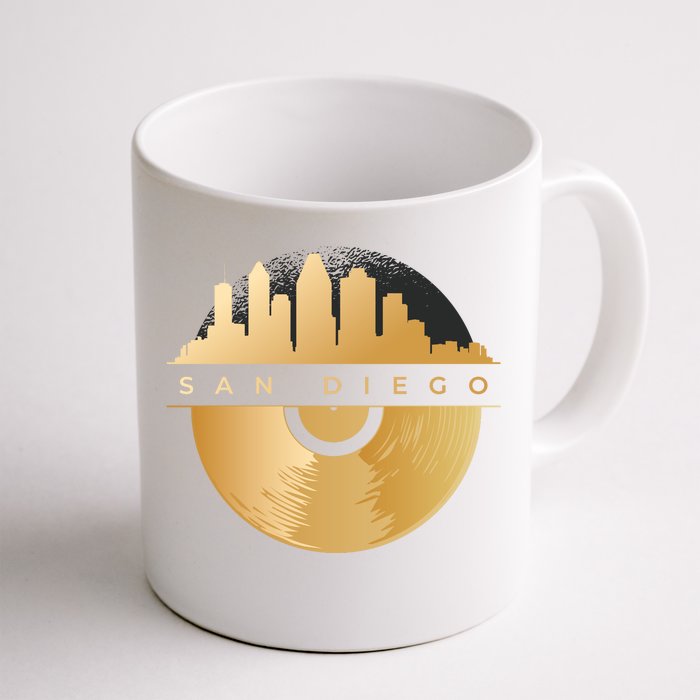 San Diego Vinyl Skyline Front & Back Coffee Mug