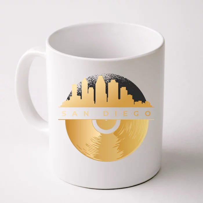 San Diego Vinyl Skyline Front & Back Coffee Mug