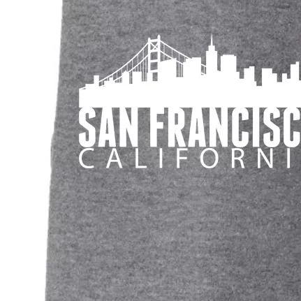 San Francisco California Skyline Doggie 3-End Fleece Hoodie