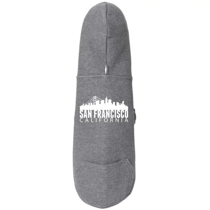 San Francisco California Skyline Doggie 3-End Fleece Hoodie