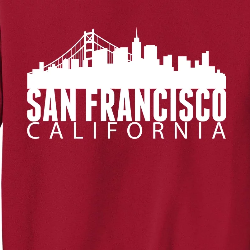 San Francisco California Skyline Tall Sweatshirt