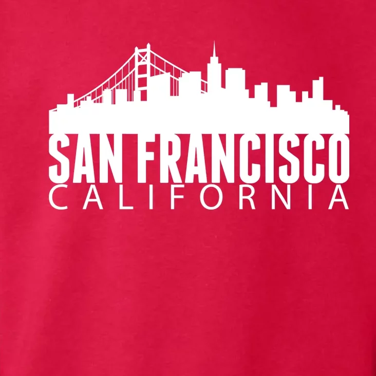 San Francisco California Skyline Toddler Hoodie