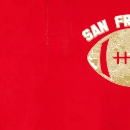 San Francisco Fan Map Football Softstyle Adult Sport Polo