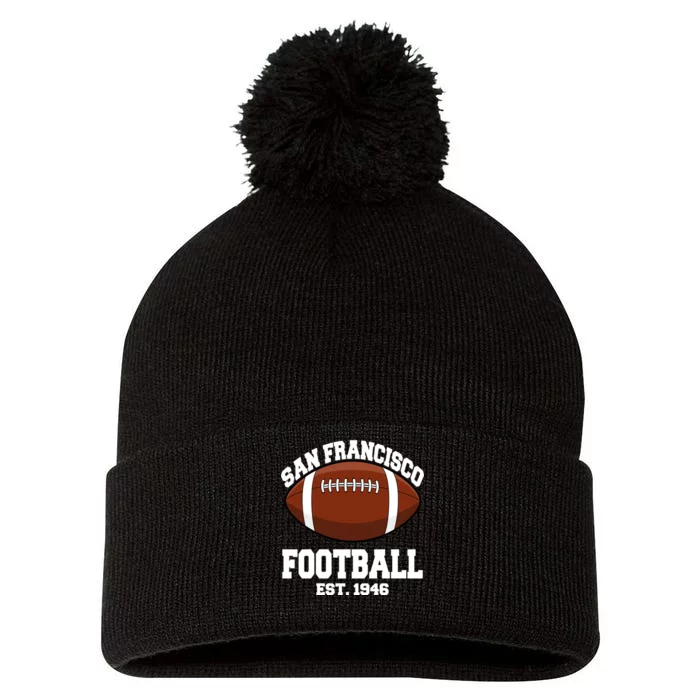 San Francisco Football Est. 1946 Pom Pom 12in Knit Beanie