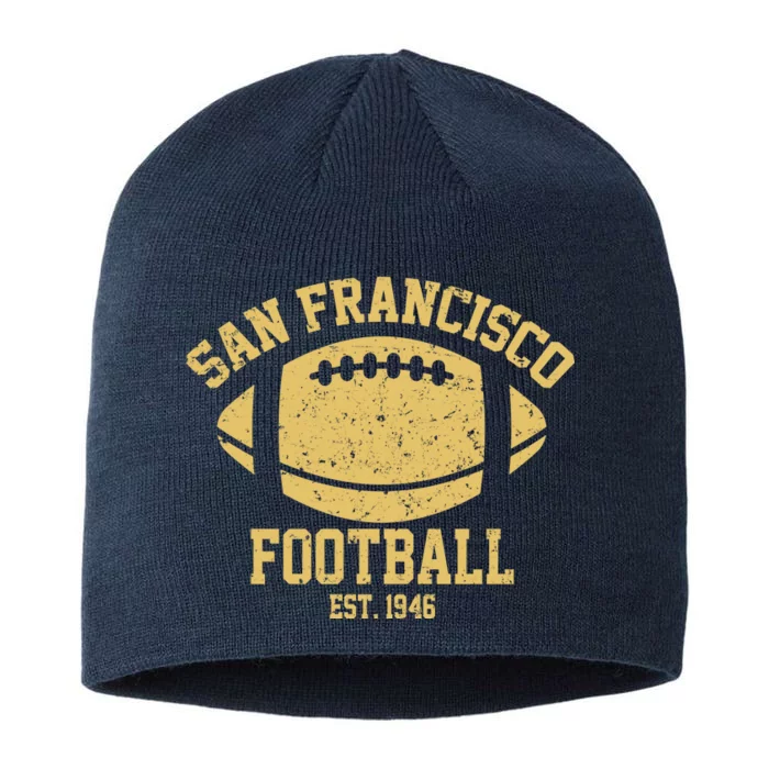 San Francisco Football EST 1946 Vintage Style 8 1/2in Sustainable Knit Beanie