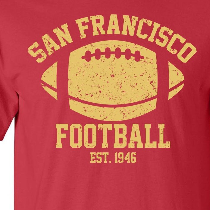 San Francisco Football EST 1946 Vintage Style Tall T-Shirt